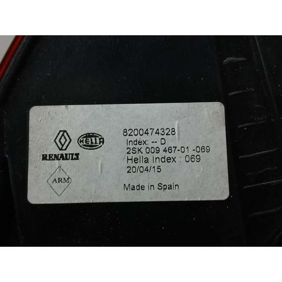 Piloto Trasero Izquierdo para Renault Scenic Ii