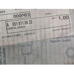 Cristal Retrovisor Derecho para Mercedes-Benz Sprinter (W901,W904) Caja Cerr.