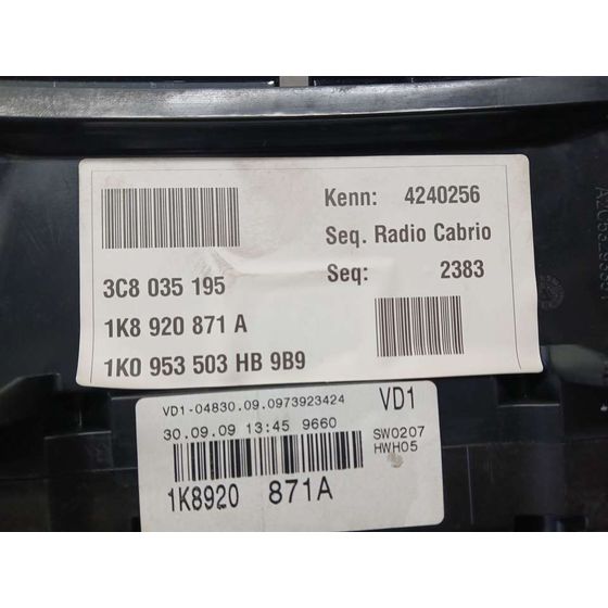 Cuadro Instrumentos para Volkswagen Scirocco (137)
