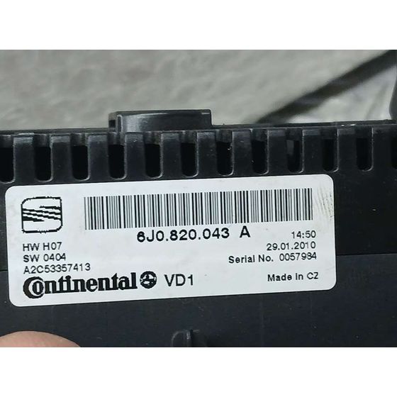 Mando Climatizador para Seat Ibiza (6J5)