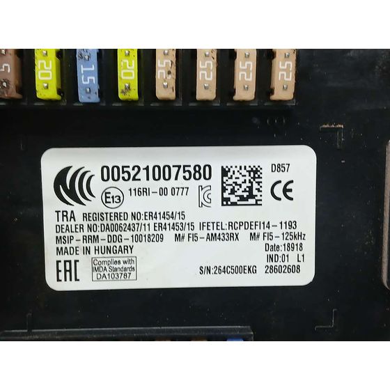 Caja Reles / Fusibles para Fiat Tipo Ii (357) Berlina