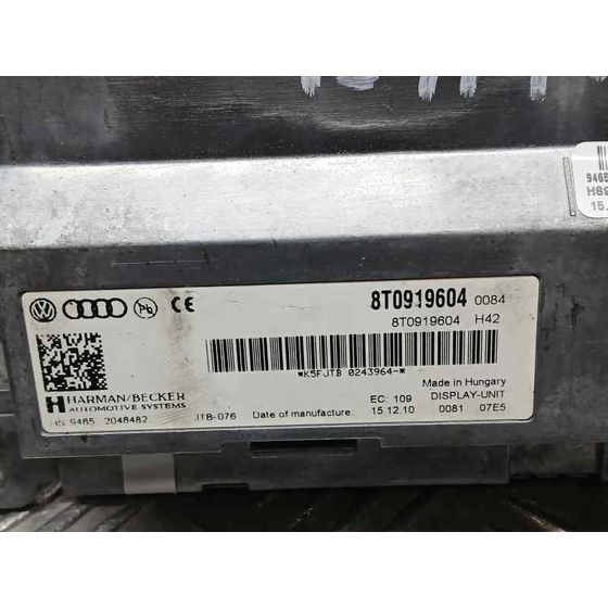 Sistema Navegacion Gps para Audi A4 Ber. (B8)