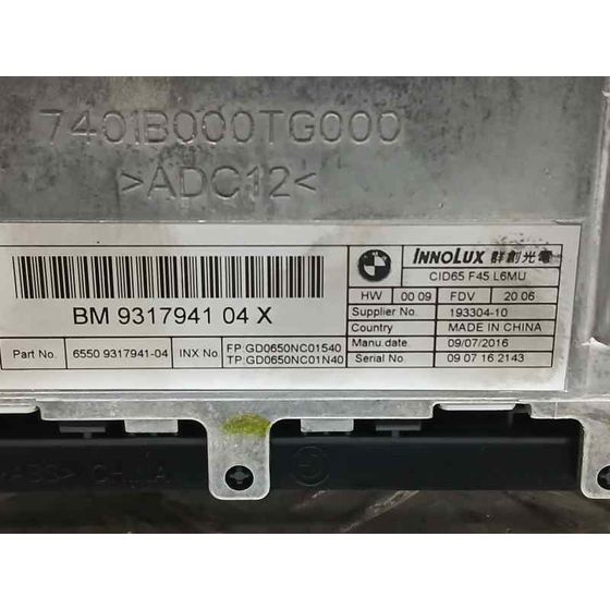Sistema Navegacion Gps para Bmw Serie 2 Active Tourer (F45)