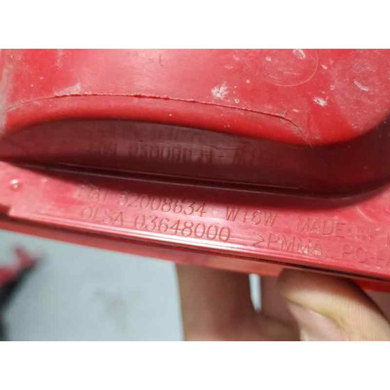 Piloto Trasero Derecho Paragolpes para Fiat Nuova 500 (150)
