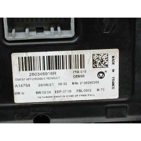 Sistema Navegacion Gps para Renault Clio V