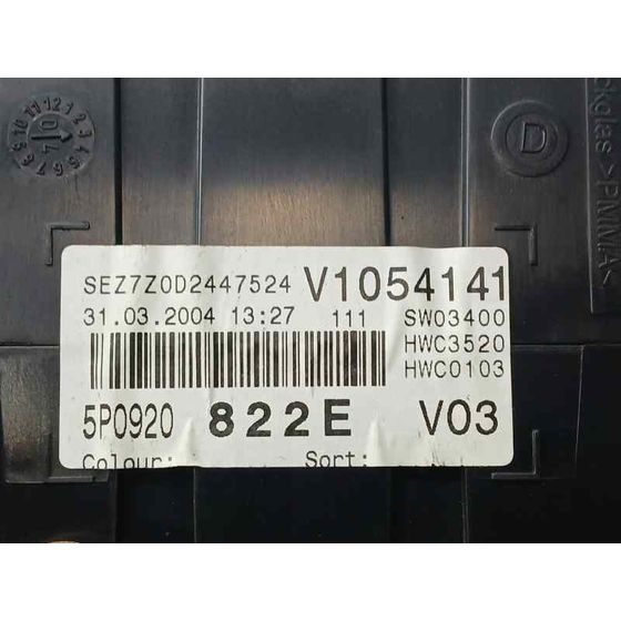 Cuadro Instrumentos para Seat Altea (5P1)