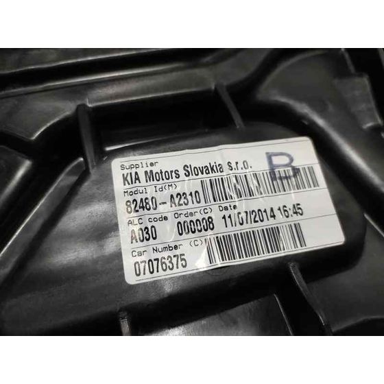 Elevalunas Delantero Derecho para Kia Cee'd