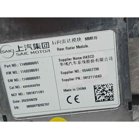 Sensor para Mg Zs