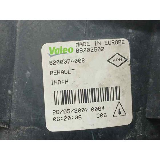 Faro Antiniebla Izquierdo para Renault Scenic Ii