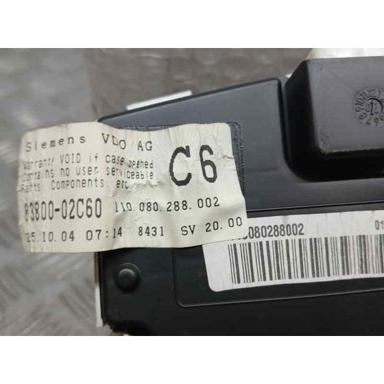 Cuadro Instrumentos para Toyota Corolla (E12)