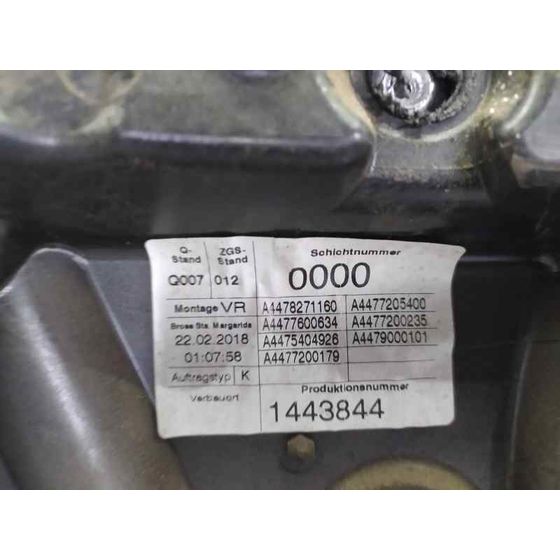 Elevalunas Delantero Derecho para Mercedes-Benz Vito Kasten