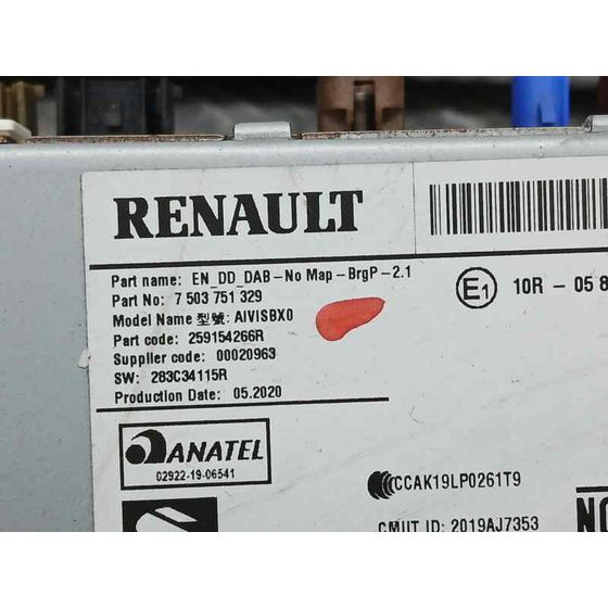 Modulo Electronico para Renault Captur Ii