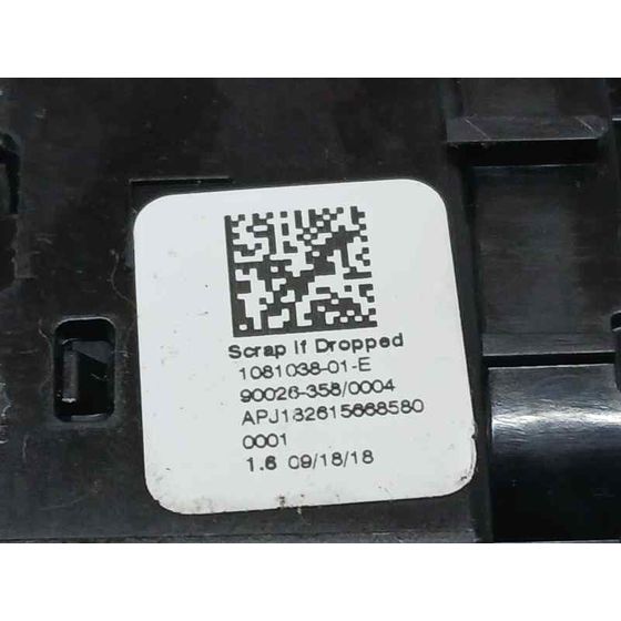 Mando Elevalunas Trasero Izquierdo para Tesla Model 3