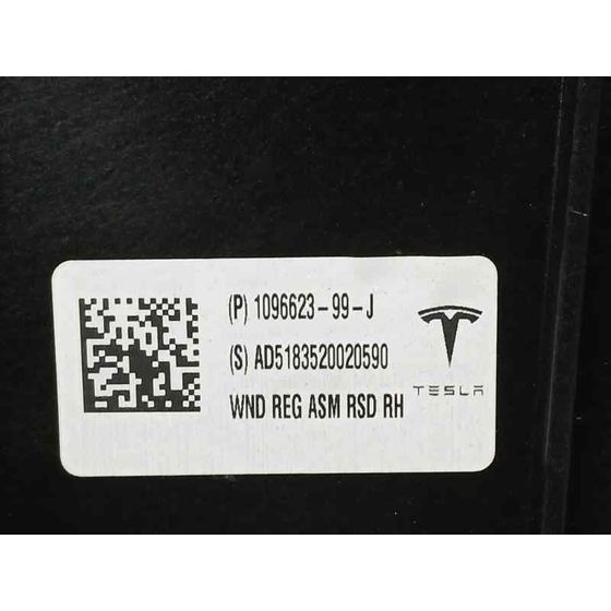 Elevalunas Trasero Derecho para Tesla Model 3