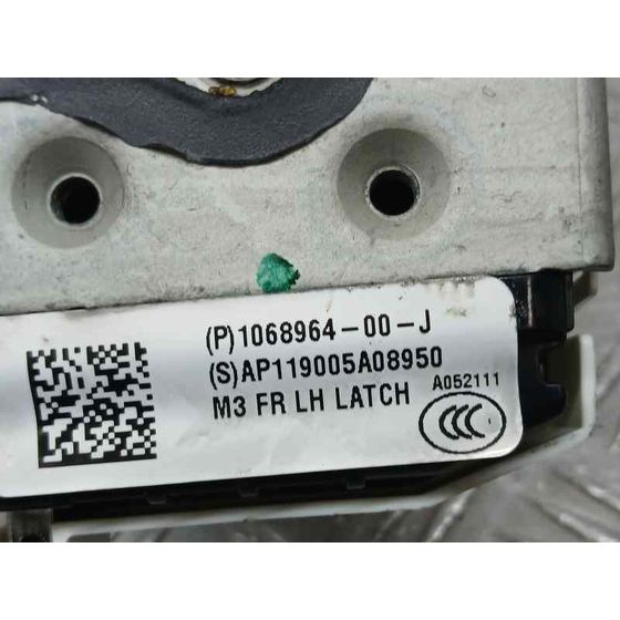 Cerradura Puerta Delantera Izquierda para Tesla Model 3