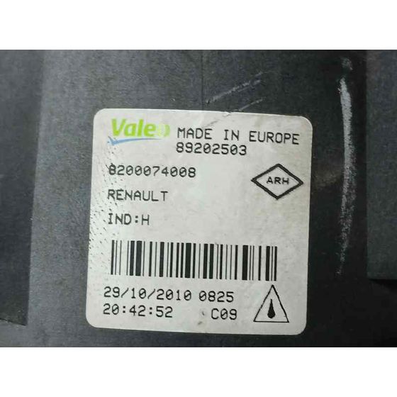 Faro Antiniebla Derecho para Renault Megane Iii Berlina 5 P