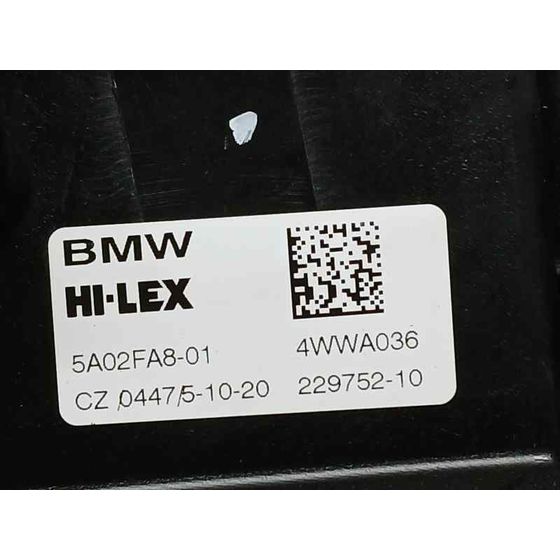 Elevalunas Trasero Derecho para Bmw Serie 1 Lim. (F40)