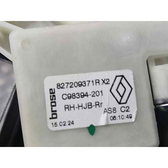 Elevalunas Trasero Derecho para Renault Captur Ii