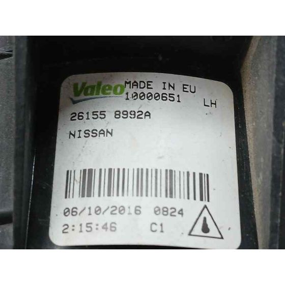 Faro Antiniebla Izquierdo para Nissan Juke (F15)