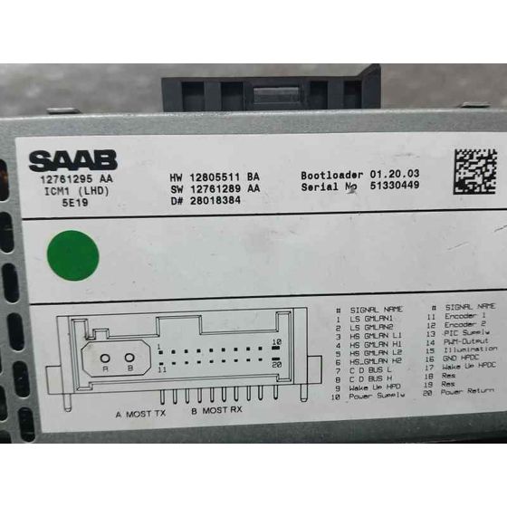 Sistema Audio / Radio Cd para Saab 9-3 Cabrio