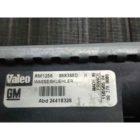 Radiador Agua para Saab 9-3 Cabrio