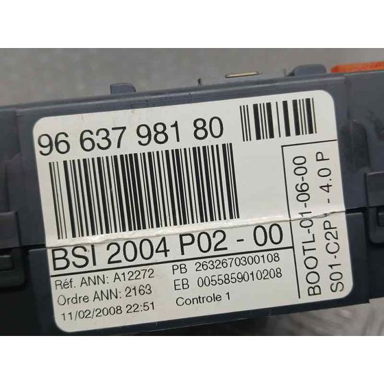 Caja Reles / Fusibles para Peugeot 308