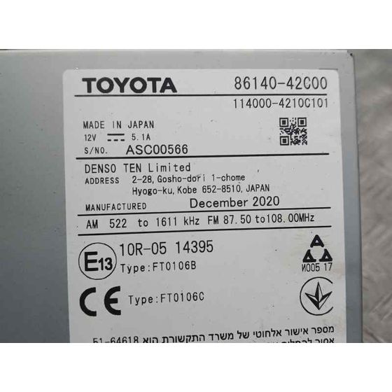 Sistema Navegacion Gps para Toyota Rav4
