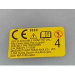Pretensor Airbag Trasero Derecho para Toyota Rav4