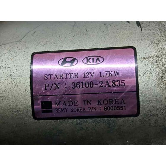 Motor Arranque para Kia Sportage