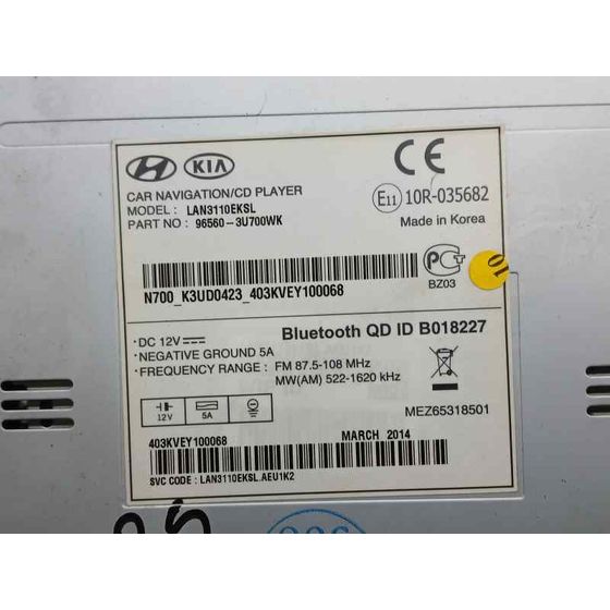 Sistema Navegacion Gps para Kia Sportage