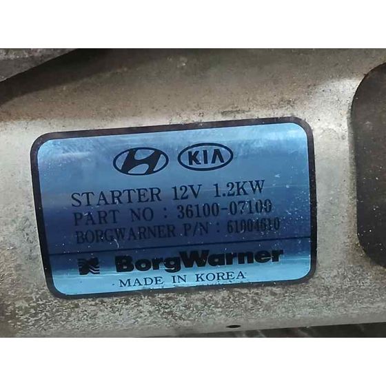 Motor Arranque para Kia Stonic (Ybcuv)