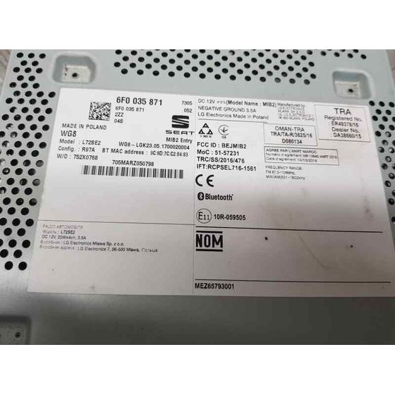 Sistema Navegacion Gps para Seat Ibiza (Kj1)
