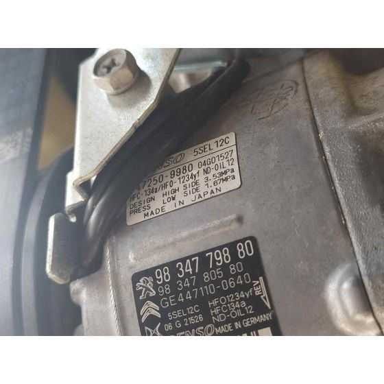 Compresor Aire Acondicionado para Peugeot 2008 (P1)
