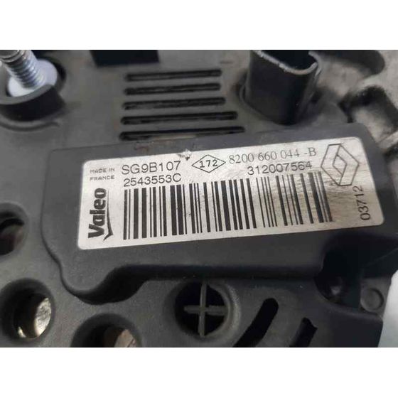 Alternador para Dacia Sandero
