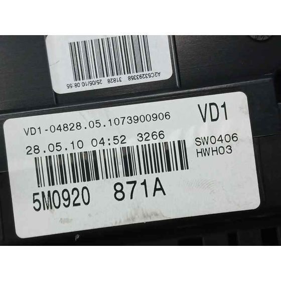 Cuadro Instrumentos para Volkswagen Golf Plus (521)