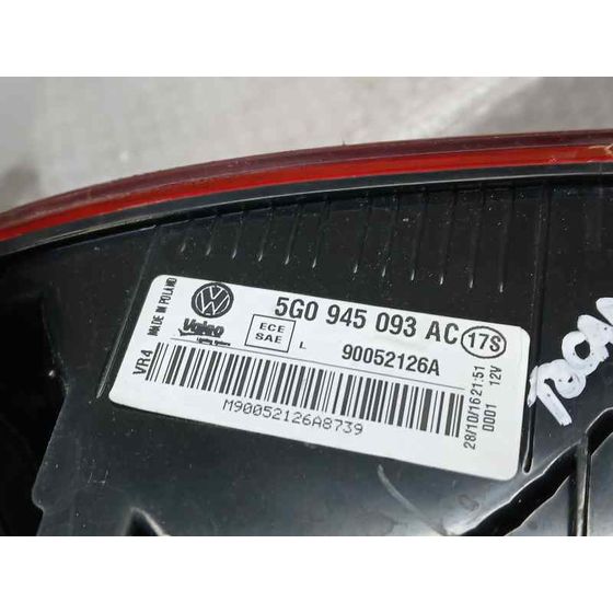 Piloto Trasero Izquierdo para Volkswagen Golf Vii Lim. (5G1)