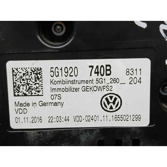 Cuadro Instrumentos para Volkswagen Golf Vii Lim. (5G1)
