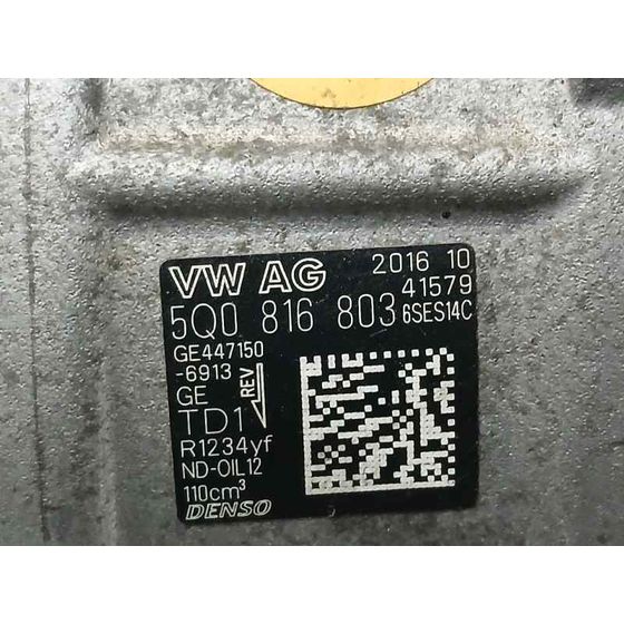Compresor Aire Acondicionado para Volkswagen Golf Vii Lim. (5G1)