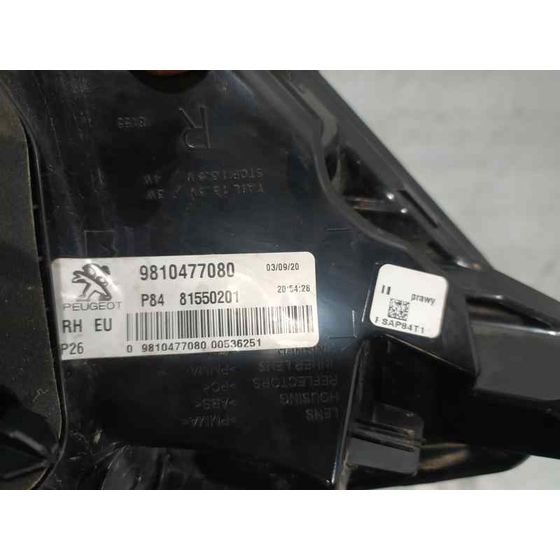 Piloto Trasero Derecho para Peugeot 3008