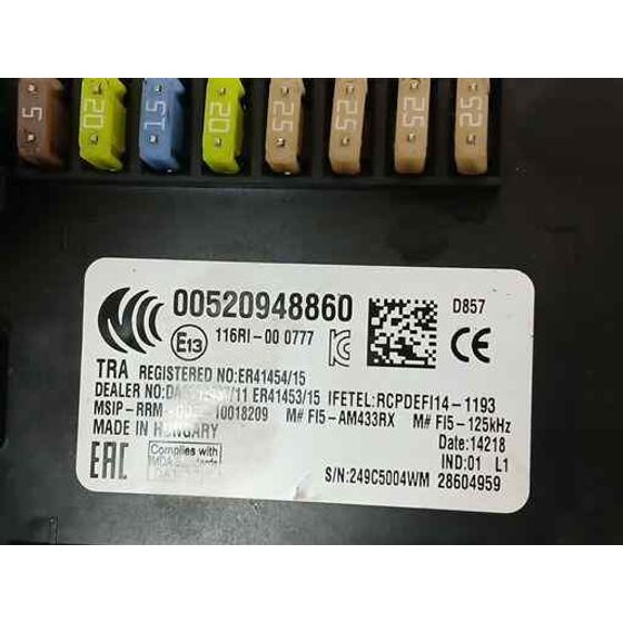 Caja Reles / Fusibles para Fiat Tipo Ii (356) Sedan