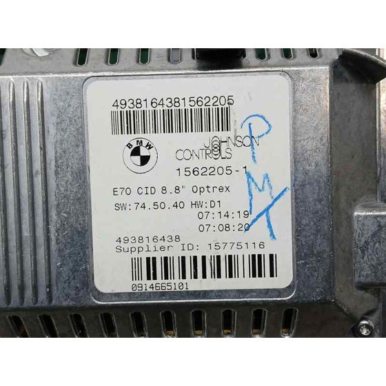 Sistema Navegacion Gps para Bmw X5 (E70)