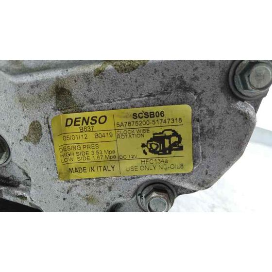 Compresor Aire Acondicionado para Fiat Nuova 500 (150)