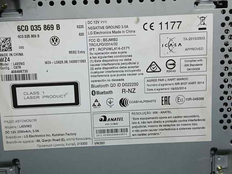 Sistema Navegacion Gps para Volkswagen Polo (6R1)