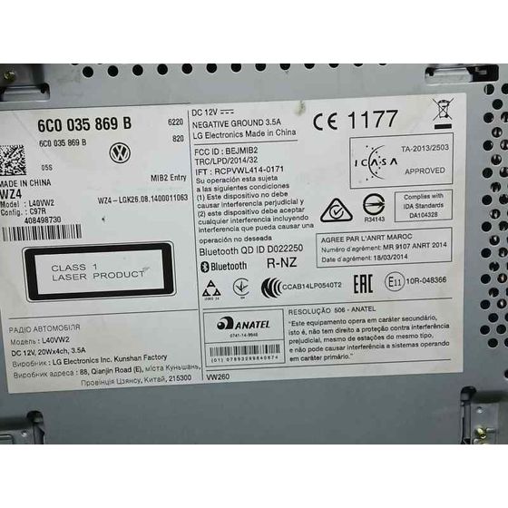 Sistema Navegacion Gps para Volkswagen Polo (6R1)