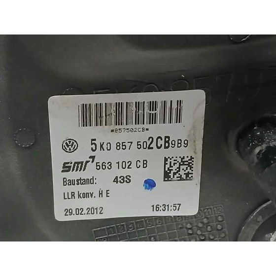 Retrovisor Derecho para Volkswagen Golf Vi (5K1)