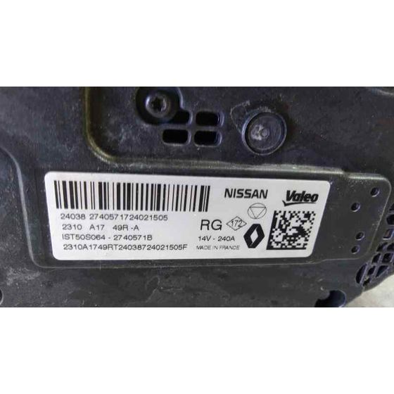 Alternador para Renault Captur Ii