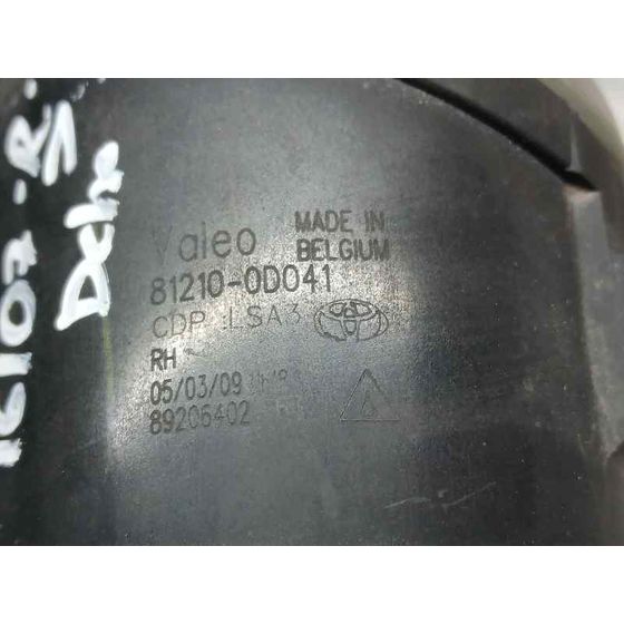 Faro Antiniebla Derecho para Toyota Iq