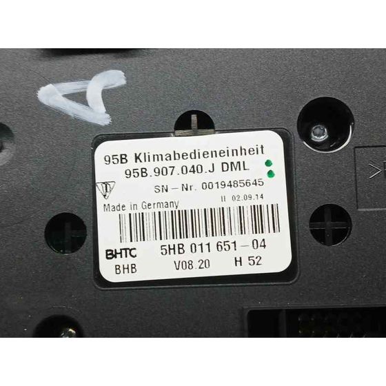 Mando Climatizador para Porsche Macan (Typ )