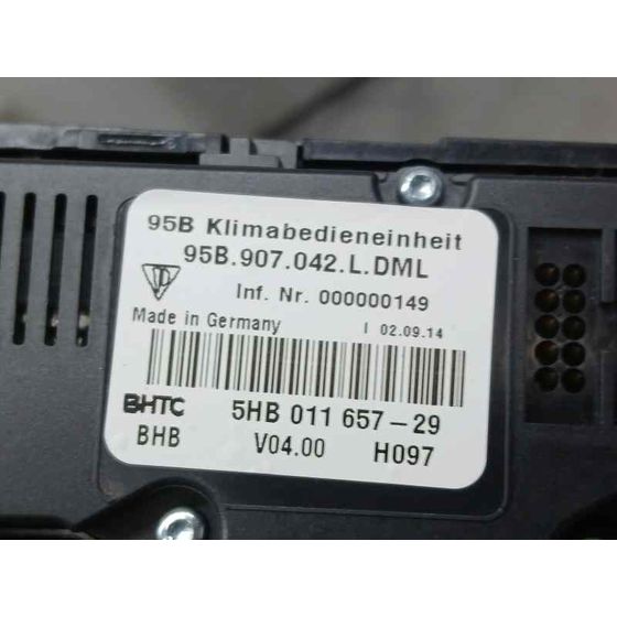 Mando Climatizador para Porsche Macan (Typ )