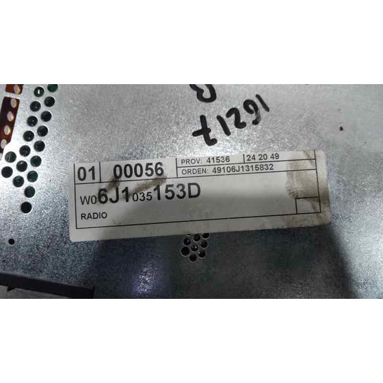 Sistema Audio / Radio Cd para Seat Ibiza Sc (6J1)
